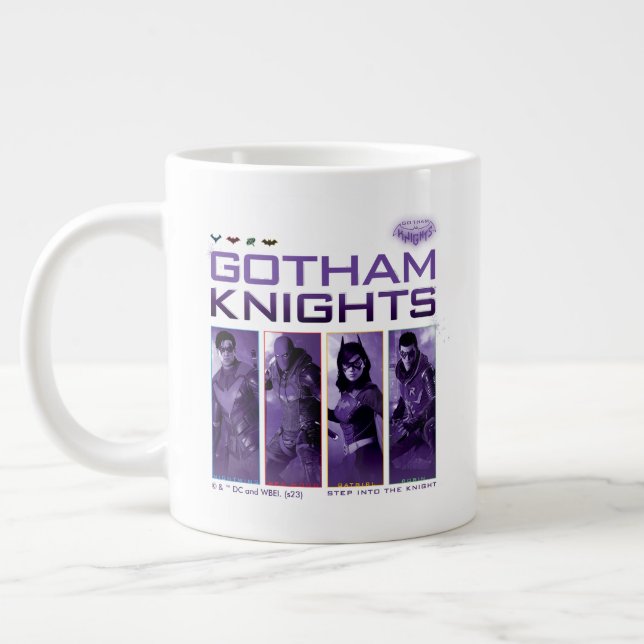 Gotham Knights Hero Panels Large Coffee Mug (Left)