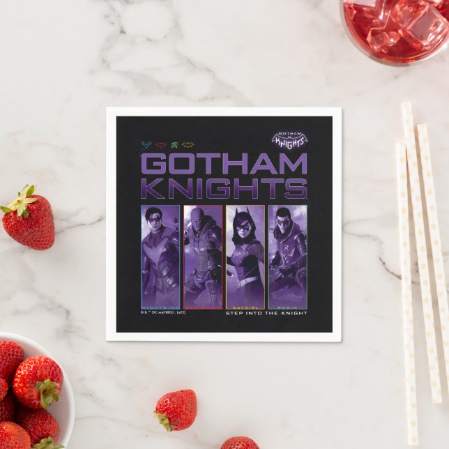 Gotham Knights Hero Panels Napkin (Insitu)