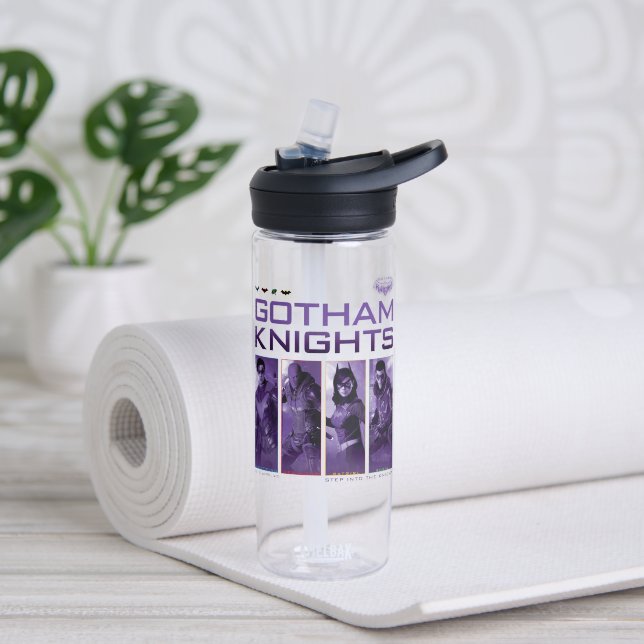 Gotham Knights Hero Panels Water Bottle (Yoga)