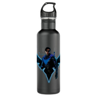 Gotham Knights Nightwing in Logo 710 Ml Water Bottle