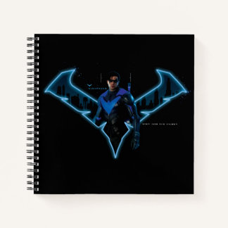 Gotham Knights Nightwing in Logo Notebook