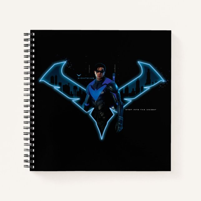 Gotham Knights Nightwing in Logo Notebook (Front)