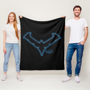 Gotham Knights Nightwing Logo Fleece Blanket
