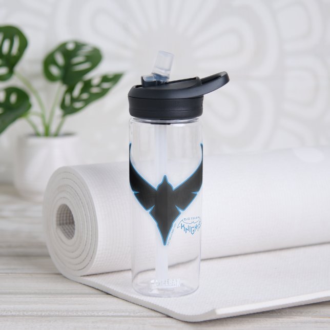 Gotham Knights Nightwing Logo Water Bottle (Yoga)