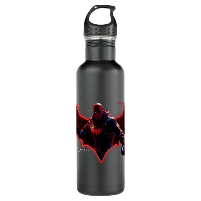 Gotham Knights Red Hood in Logo 710 Ml Water Bottle (Front)
