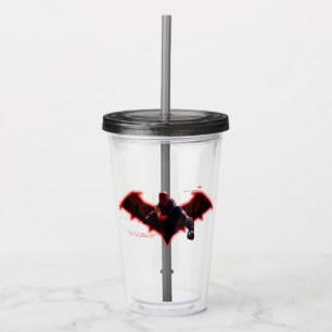 Gotham Knights Red Hood in Logo Acrylic Tumbler