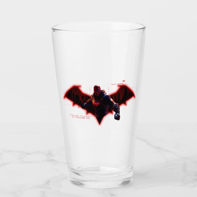 Gotham Knights Red Hood in Logo Glass (Front)
