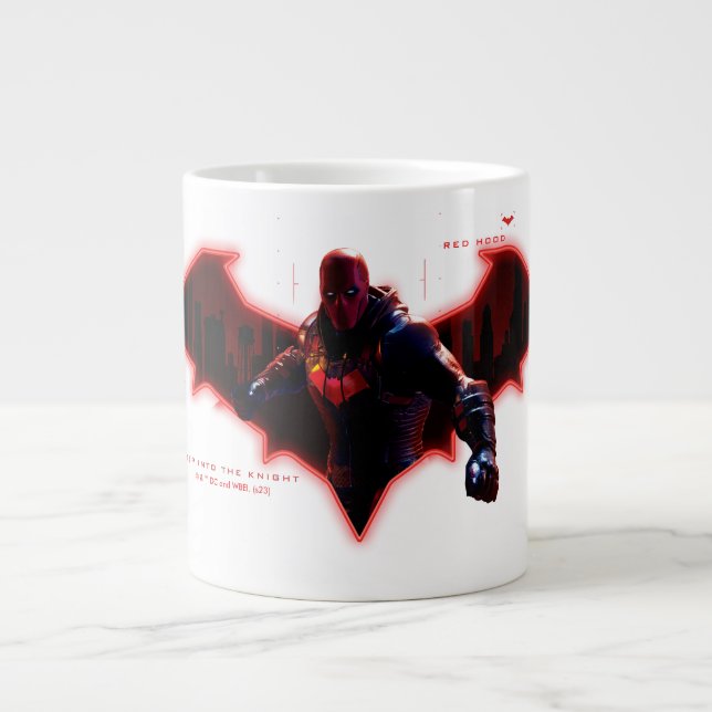 Gotham Knights Red Hood in Logo Large Coffee Mug (Front)