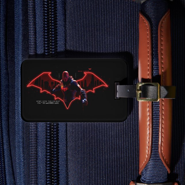 Gotham Knights Red Hood in Logo Luggage Tag (Front Insitu 4)