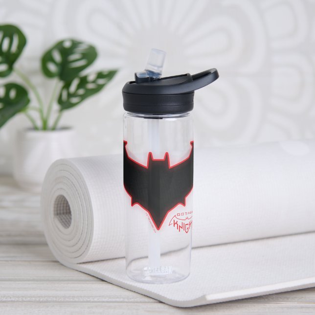 Gotham Knights Red Hood Logo Water Bottle (Yoga)