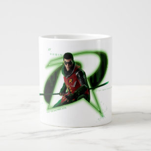 Gotham Knights Robin in Logo Large Coffee Mug