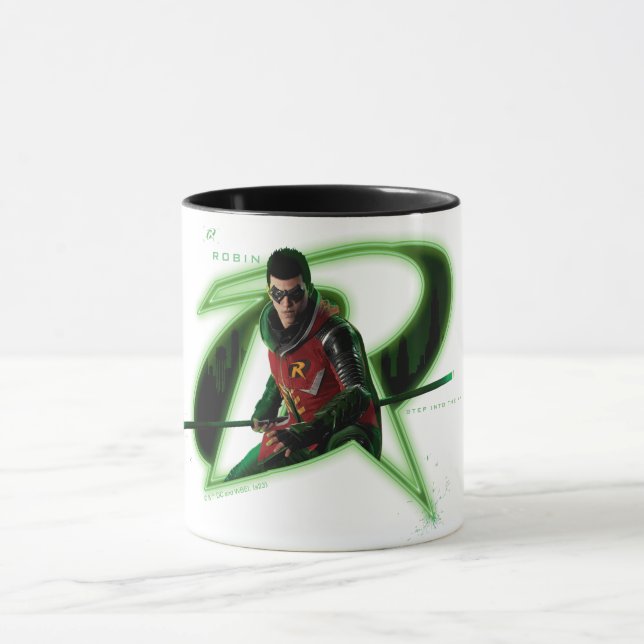 Gotham Knights Robin in Logo Mug (Center)