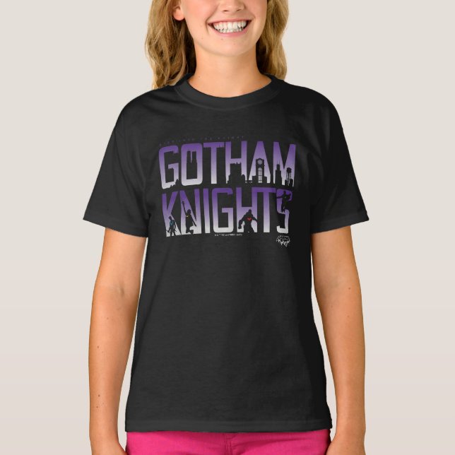 Gotham Knights Silhouettes in Title T-Shirt (Front)