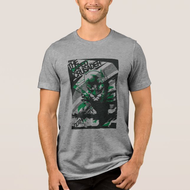 Gotham's Caped Crusader Tri-Blend Shirt (Front)