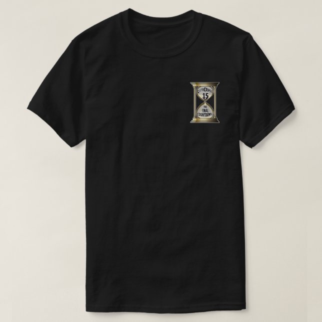 GothCruise 15 The Final Countdown Tiny Logo TShirt (Design Front)