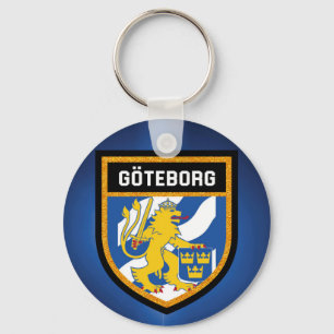 Gothenburg Flag Key Ring