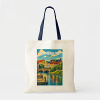 Gothenburg Sweden Illustration Travel Art Vintage