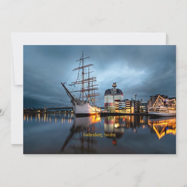 Gothenburg, Sweden Port Card (Front)