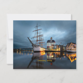 Gothenburg, Sweden Port Holiday Card