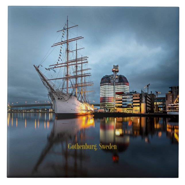 Gothenburg, Sweden Port Tile (Front)