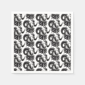 gothgoat original art by missmultifairy napkin