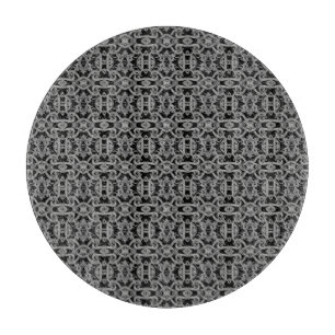 GOTHIC 12" Round Glass Cutting Board 