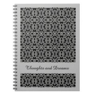GOTHIC 6.5x8.75 Spiral Notebook / Grey