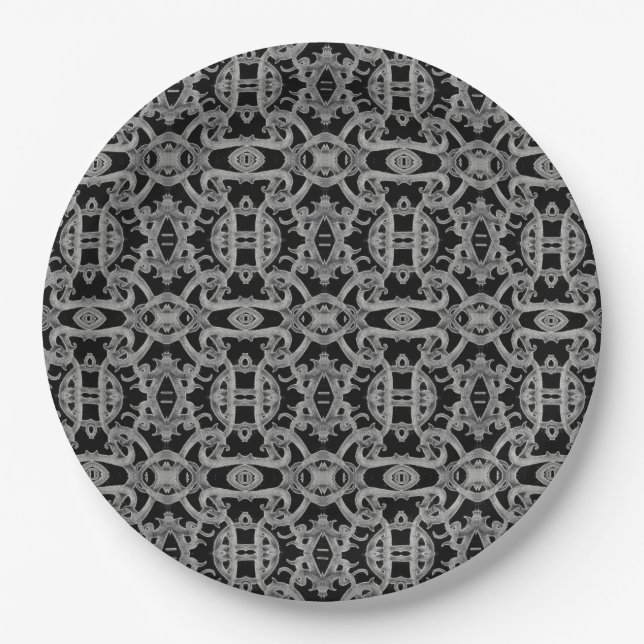 GOTHIC 9" Round Paper Plates (Front)