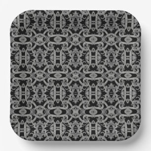 GOTHIC 9" Square Paper Plates