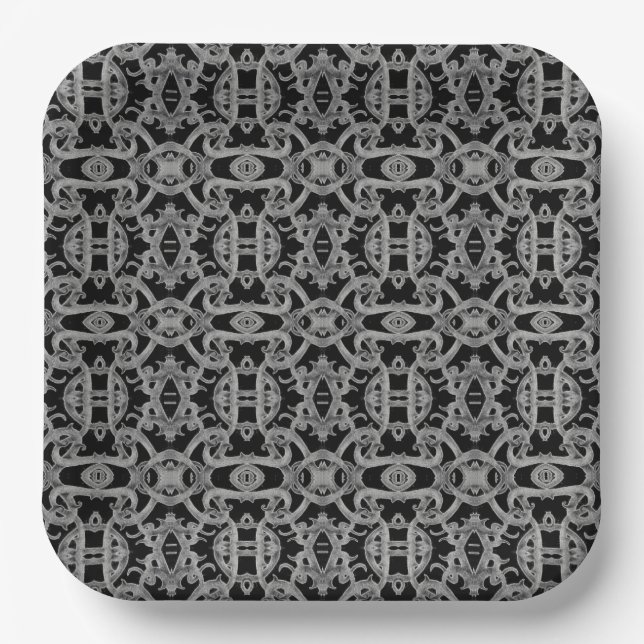 GOTHIC 9" Square Paper Plates (Front)