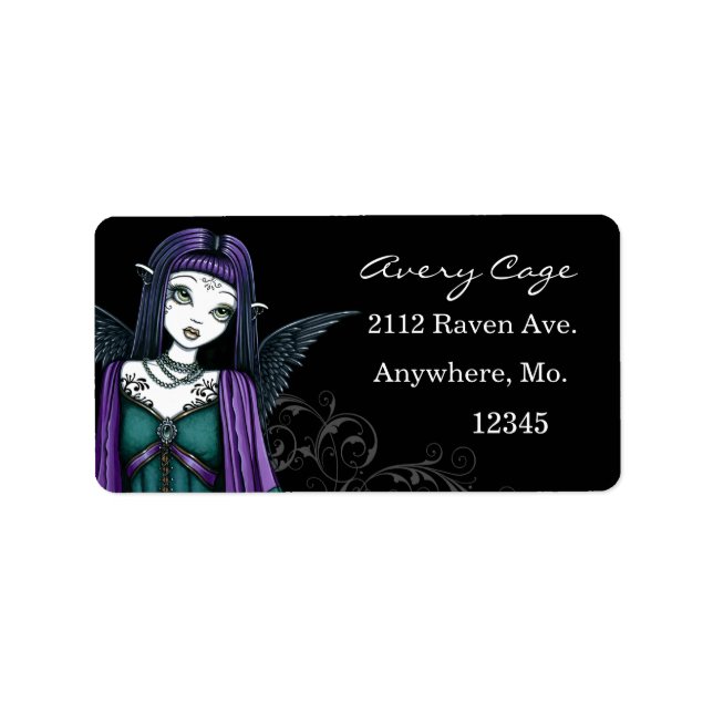 Gothic Angel Labels (Front)