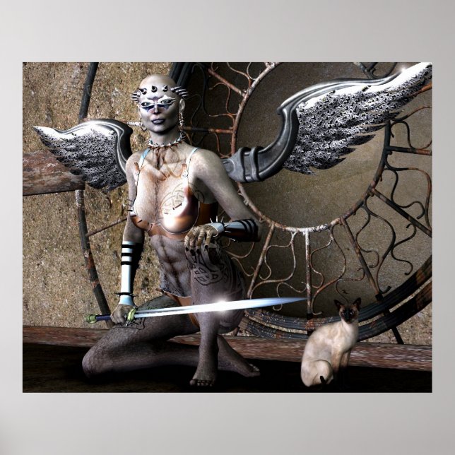 gothic Angel Poster (Front)