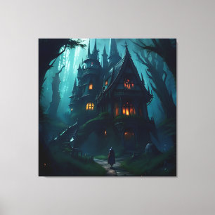 Gothic Arcane Magical Landscape 2 Canvas Print