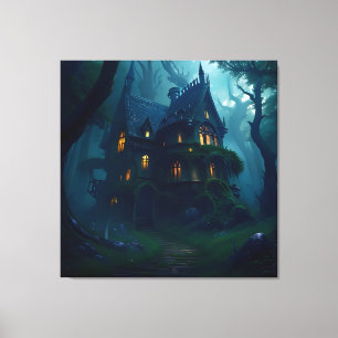 Gothic Arcane Magical Landscape 3 Canvas Print