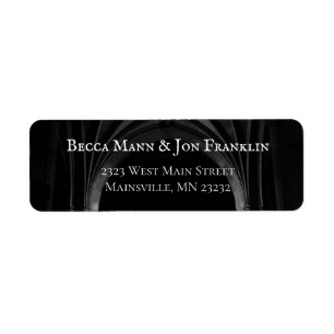 Gothic Arch Elegant Wedding Dark Black & White