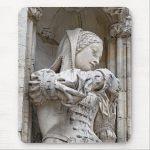 Gothic architecture of Grand Place in Brussels Mouse Mat