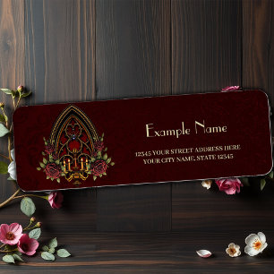 Gothic Archway with Skulls. 