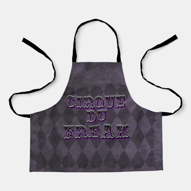 Gothic Argyle Cirque Du Freak Apron (Front)