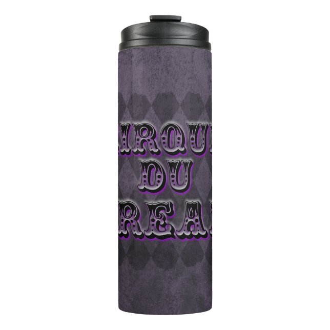 Gothic Argyle Cirque Du Freak Thermal Tumbler (Front)