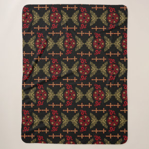Gothic Art Accessories Sherpa Blanket