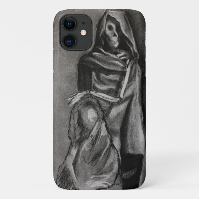 Gothic Art Skeleton IPhone Case (Back)