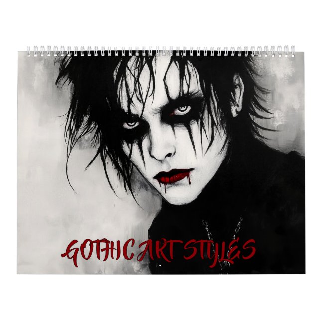 Gothic Art Styles Calendar (Cover)