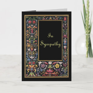 Gothic Art Sympathy Card Customisable
