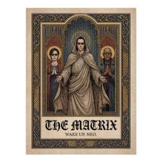 Gothic Art The Matrix Neo Movie Poster