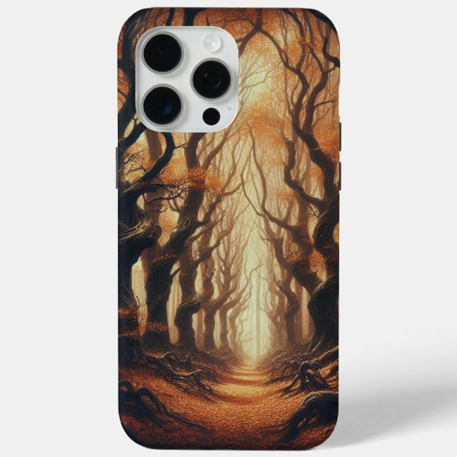 Gothic Autumn woods Case-Mate iPhone Case (Back)