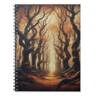 Gothic Autumn woods Notebook