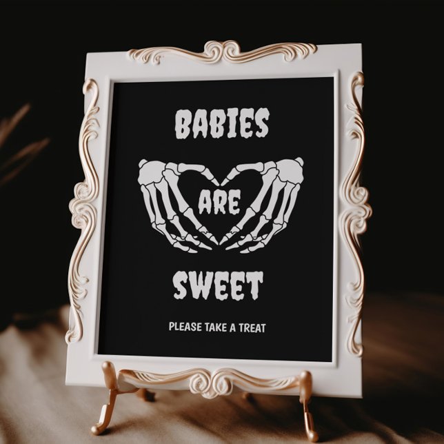 Gothic Babies Are Sweet Halloween Baby Shower Sign (Creator Uploaded)