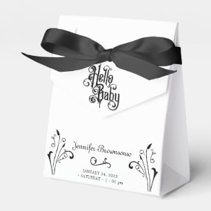 Gothic Baby Shower Theme Party Favour Box