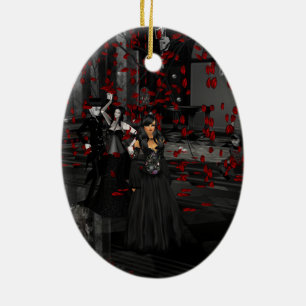 Gothic Ball Room Oval Ornament