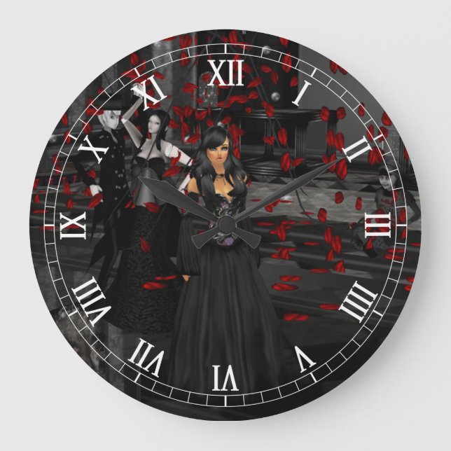 Gothic Ball Room Roman Numeral Clock (Front)